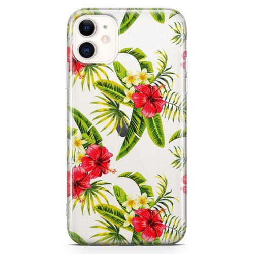 Apple iPhone 11 Kılıf Bodrum Çiçekleri Arka Kapak Koruma Desenli Full Koruyucu