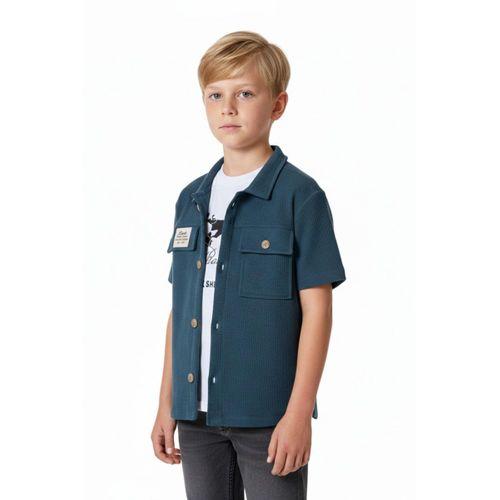 Erkek Çocuk Gömlek Tişört 2 Li Takım BGL-ST05261