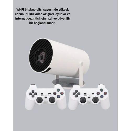 Wi-fi 6 Ve Bluetooth 5.0 Destekli 4k Akıllı Projeksiyon Cihazı