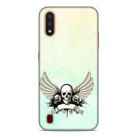 Lopard Samsung Galaxy A01 Uyumlu Kılıf Tattoo's (8) Baskılı Kılıf Yeşil Beyaz