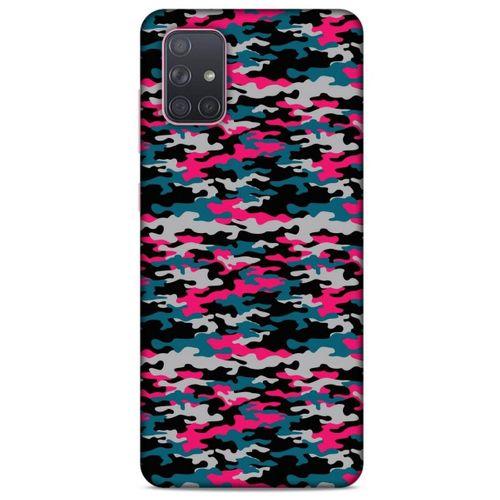 Kamuflaj 16 Samsung Galaxy A71 Kılıf Silikon Kapak