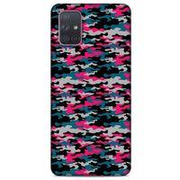 Kamuflaj 16 Samsung Galaxy A71 Kılıf Silikon Kapak