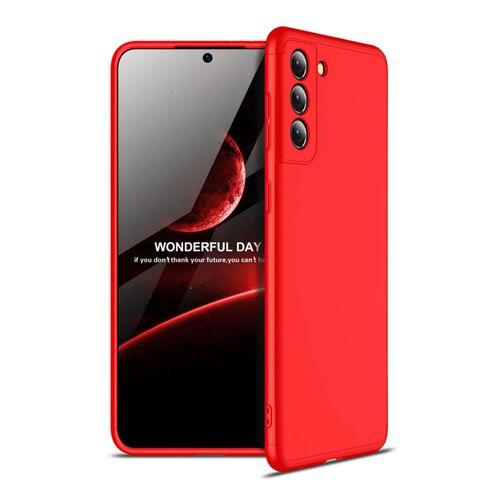 Samsung Galaxy S21 Plus Uyumlu Kılıf Koruyucu Sert Double Dip Protective Siyah-Mavi