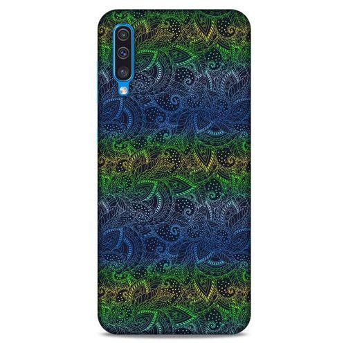 Samsung Galaxy A50 Kılıf Desenli Özel Seri Tüyler (44) Tough Armor Kılıf
