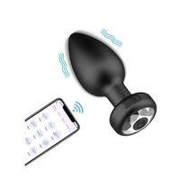 Telefon Kontrollü Titreşimli Anal plug 1