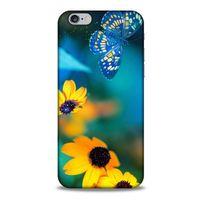 Lopard Apple Iphone 6S Uyumlu Kılıf Bahar (50) Shockproof Kılıf Kelebek Çiçek