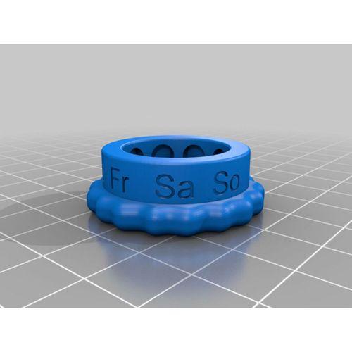 Küçük Haftalık İlaç Kutusu Fidget Oyuncağı (Bu ürün Sadece Plastik parçadır - Almadan Önce Soru Sorabilirsiniz)