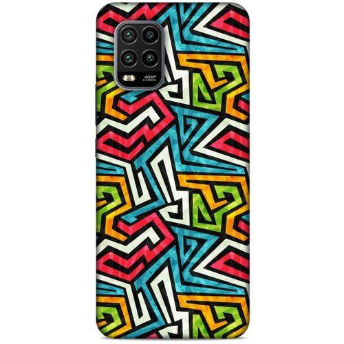 Geometrix 05 Xiaomi Mi 10 Lite Kılıf Silikon Kapak