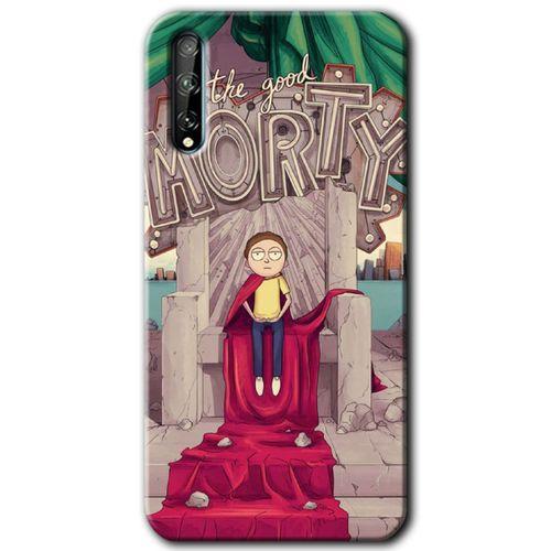 Huawei Y8P Kılıf HD Desen Baskılı Arka Kapak - Morty