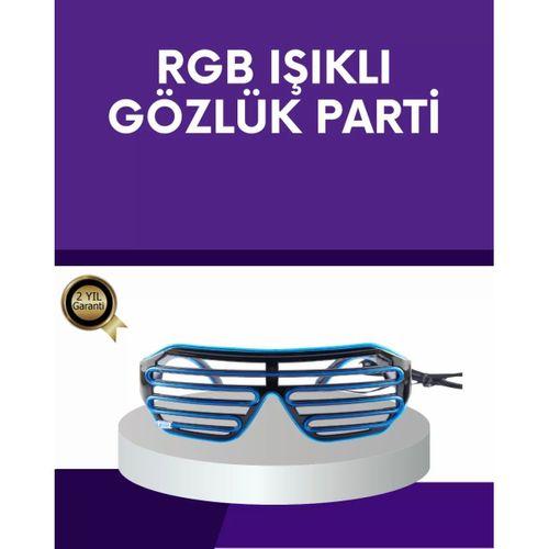 Led Işıklı Parti Gözlüğü Renkli Eğlence Aksesuarı