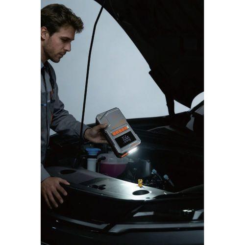 Şarjlı 10.000 Mah Akım Korumalı Taşınabilir Çanta Araç Akü Şarj Takviyeli Işıklı Hava Kompresörü Powerbankli