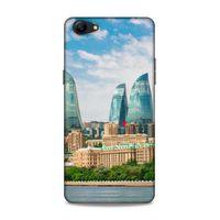 Oppo A79 Uyumlu Kılıf Azarbaijan (4) Koruma Kılıfı Alev Kuleleri