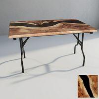 Dockers Banket Katlanır Masa (Werzalit, Allzalit. Vermodin Tabla 80x140) - Epoxy
