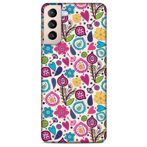 Lopard Samsung Galaxy S21 Plus Uyumlu Kılıf Botanix (63) Silikon Kap