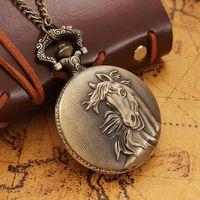 At Büstü Köstekli Saat Model 2