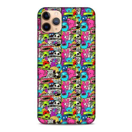 Graffitix (34) Desenli Silikon Kapak Apple Iphone 11 Pro Kılıf