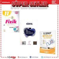 Palme 11.Sınıf Fizik Karekök Kimya ve Biyotik Biyoloji Soru Bankası Seti 3 Kitap