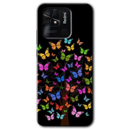 Potkal Hediye Fabrikası Xiaomi Redmi 10C Kılıf HD Desen Baskılı Arka Kapak - Cacti Prairies