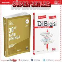 Ünlü Yayıncılık TYT Tarih Best Peak 30 lu Deneme ve AKM Dil Bilgisi Soru Bankası Seti 2 Kitap