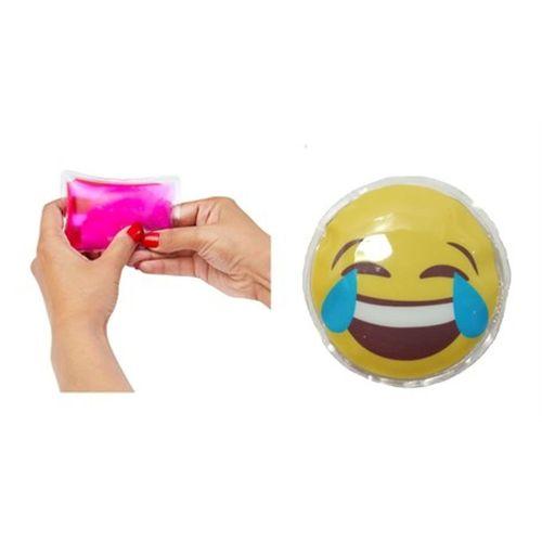 Gülen Emoji Cep Sobası El Isıtıcı,Sıcak Su Torbası Pvc  9Cm