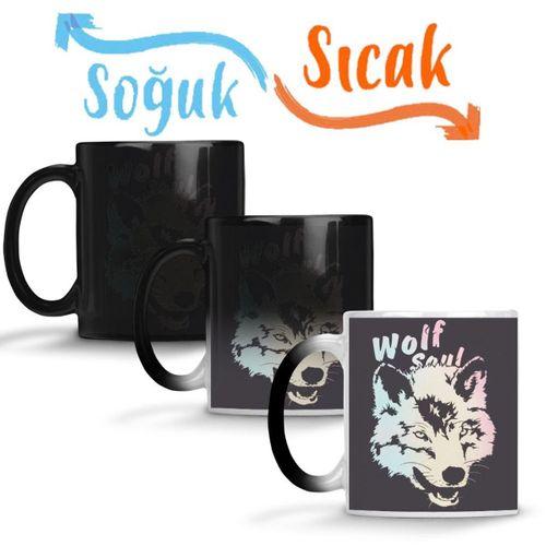 NS Wolf Soul 3 Sihirli Kupa Bardak Porselen