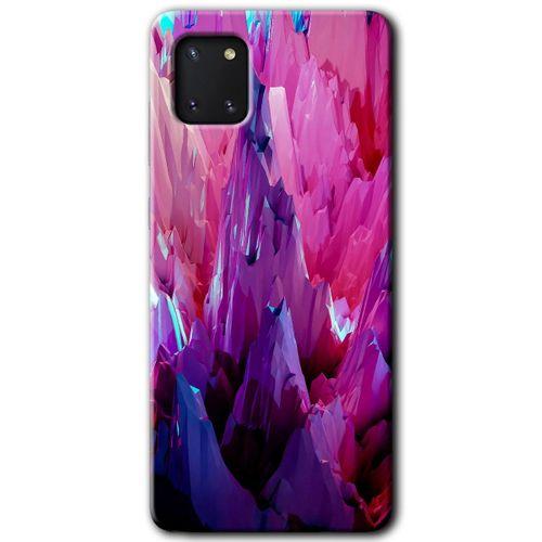 Samsung Galaxy Note 10 Lite Kılıf Baskılı Kapak - Abstraction Sharp +Tam Ekran Koruyucu