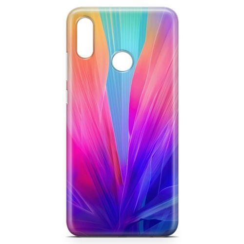 Huawei Y7 Prime 2019 Kılıf Makro Çiçek Arka Kapak Koruma Desenli Full Koruyucu
