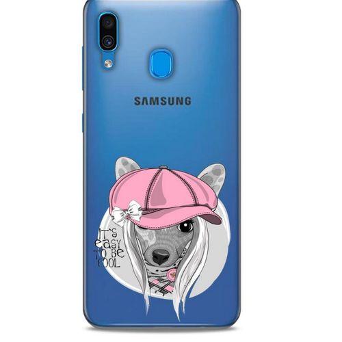 Zoologix (64) Samsung Galaxy M10 Şeffaf Kılıf Silikon Desenli