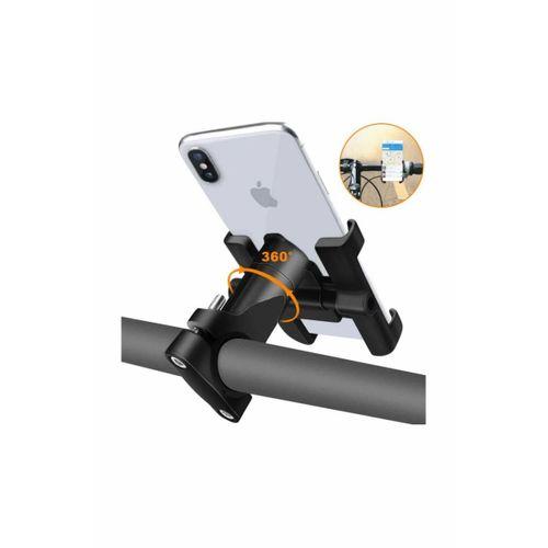 Alüminyum Gövdeli Metal Gidon Bağlantılı Motosiklet Telefon Tutucu 7 İnç Xl