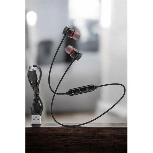 Mikrofonlu Kablosuz Sport Kulak İçi Mıknatıslı Kulaklık
