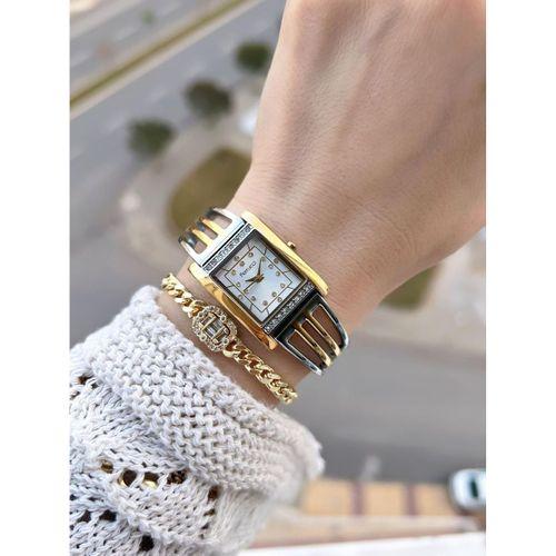 Ferrucci Kaburga Tasarım 2 Yıl Garantili 3 Atm Suya Dayanıklı Kadın Kol Saati+Bileklik FC.L11061.3