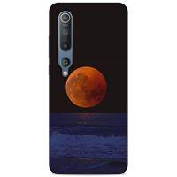 Lopard Xiaomi Mi 10 Uyumlu Kılıf Gece'S (38) Neo Hybrid Kılıf Kızıl Ay