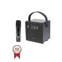Bts-1688 Yeşil Mikrofonlu Karaoke Bluetooth Hoparlör