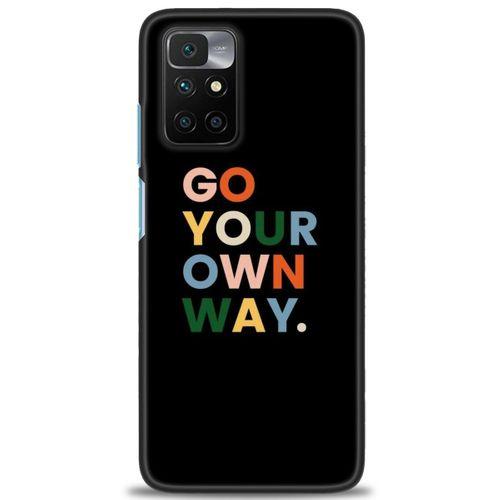 Xiaomi Redmi 10 Kılıf HD Baskılı Kılıf - Go Your + Tam Ekran Koruyucu