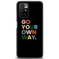 Xiaomi Redmi 10 Kılıf HD Baskılı Kılıf - Go Your + Tam Ekran Koruyucu