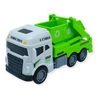 Temizlik Araçları Serisi - Sürtmeli Çöp Kamyonu 12 cm  - 3626