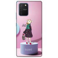 Samsung Galaxy S10 Lite Kılıf FunnyMaX (8) Baskılı Kılıf Pembe Mavi