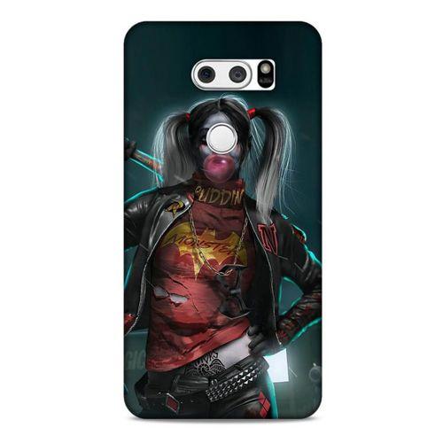 LG K40S Uyumlu Kılıf Harley Quinn (7) Telefon Kılıfı Koyu Yeşil