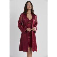 Saten Gecelik Sabahlık Pijama Takım Şort Takım 6'lı Gelin Çeyiz Seti - 6955