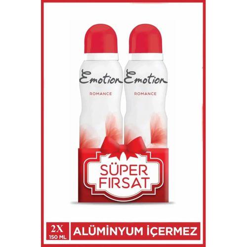 2 Adet Emotion Romance Kadın Vegan Deodorant 150 Ml Hızlı Kurur, Leke Bırakmaz