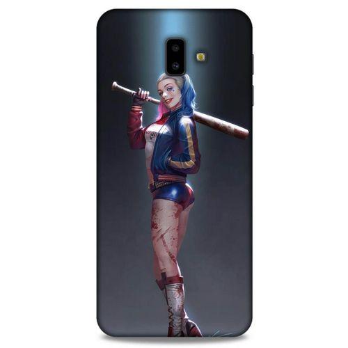 Samsung Galaxy J6 Plus Uyumlu Kılıf Harley Quinn (14) Lansman Kılıf Antrasit