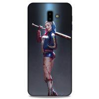 Samsung Galaxy J6 Plus Uyumlu Kılıf Harley Quinn (14) Lansman Kılıf Antrasit