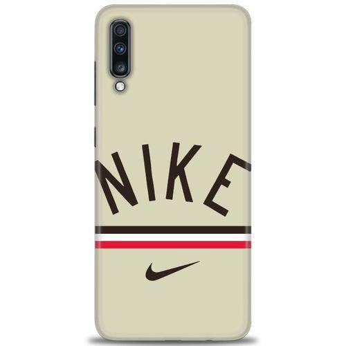 Samsung Galaxy A70 Kılıf HD Baskılı Kılıf - Nike + Tam Ekran Koruyucu