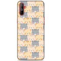 Lopard Oppo Realme C3 Uyumlu Kılıf Kediler (23) Ultra Koruma Kılıfı Gülen Kedi