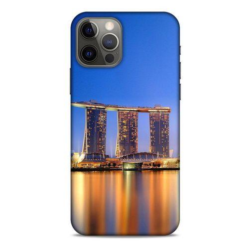 Apple iPhone 12 Pro Kılıf Dünya Mimarisi (46) Core Armor Kılıf Marina Bay Sands Singapur
