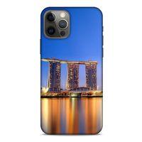 Apple iPhone 12 Pro Kılıf Dünya Mimarisi (46) Core Armor Kılıf Marina Bay Sands Singapur
