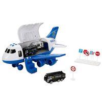 Sesli ve Işıklı Sürtmeli Polis Uçağı