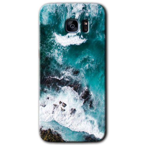 Samsung Galaxy S7 Edge Kılıf HD Desen Baskılı Arka Kapak - Deniz Kıyısı