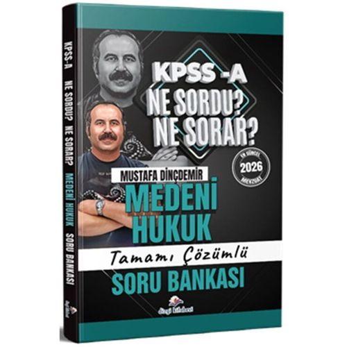 2026 KPSS A Medeni Hukuk Ne Sordu Ne Sorar Tamamı Çözümlü Soru Bankası Dizgi Kitap
