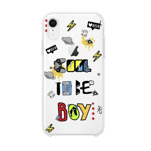 iPhone Xr Cool It Be Boy Premium Şeffaf Silikon Kılıf